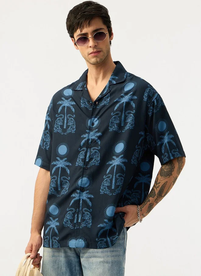 The Souled Store The Souled Store Men Animal Printed Casual Shirt