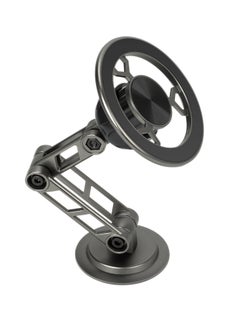 ESSAGER Car Mount Magnetic Magsafe Foldable, Extendable, and Rotatable Phone Holder, Compatible with iPhone 12, 13, 14, and 15 Series for Direct Attachment.  - Image 1