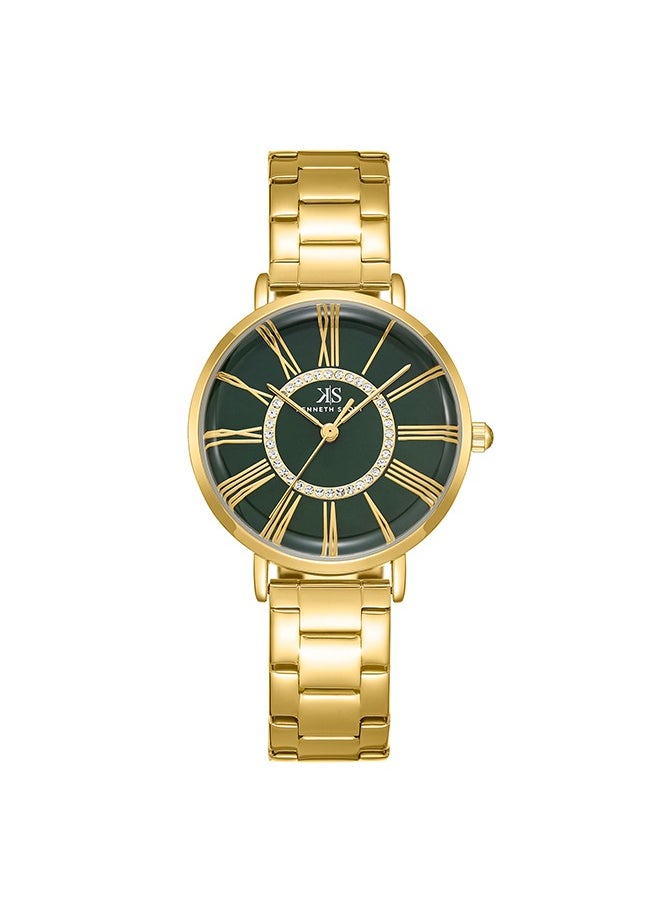 KENNETH SCOTT Women's Stainless Steel Analog Watch K23536-GBGG - 32.5 mm  - Image 1