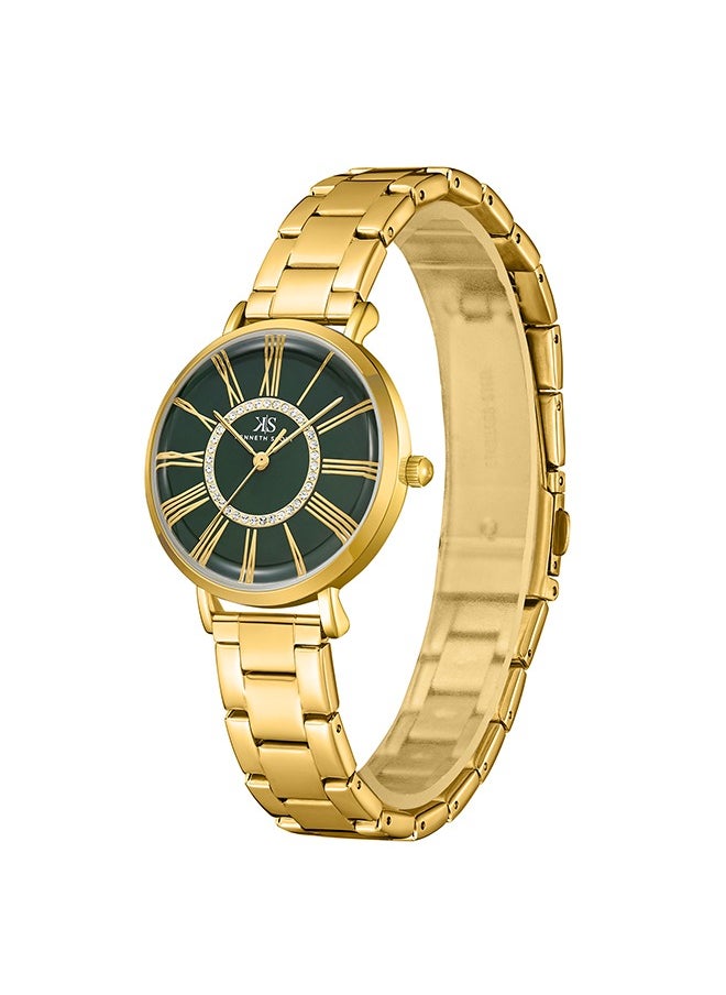 KENNETH SCOTT Women's Stainless Steel Analog Watch K23536-GBGG - 32.5 mm  - Image 2