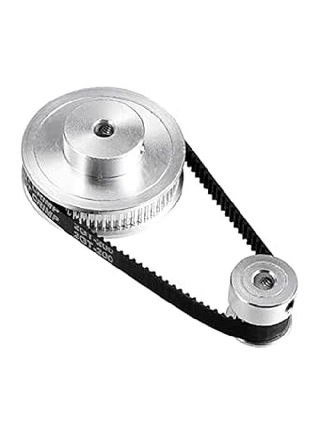 Synchronous Wheel Timing Belt Kit Aluminum Pulley Stepper Motor 3D Printer Accessory - Image 1