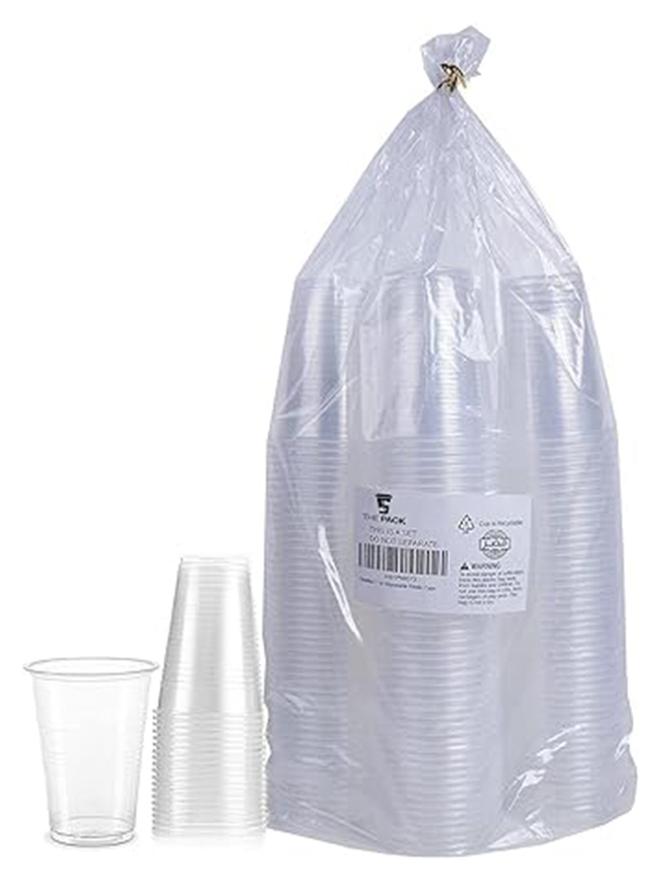 ذا باك اكواب شفاف 100 قطع - Image 1