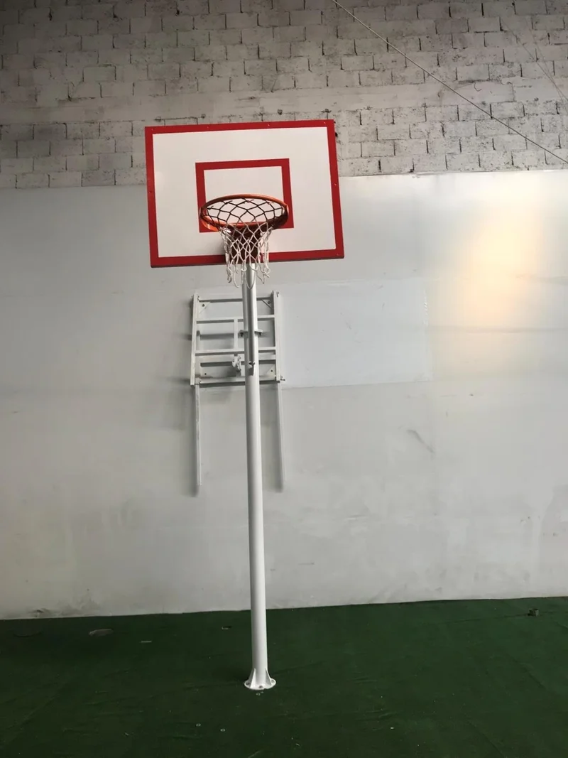 adelinspor Standard Basketball Hoop Fixed Circle 90*120 Fiber Backboard