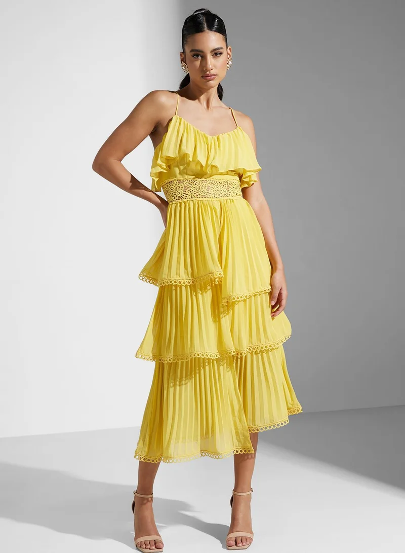 True Decadence Ruffled Tiered Dress for Women | Best Price Oman True Decadence Ruffled Tiered Dress for Women | Best Price Oman