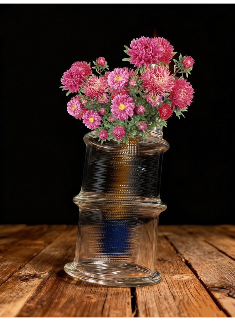 Borosilicate  Home Decorative Heat Resistant Oil Lamp Vase(Colors Randomly Assigned)