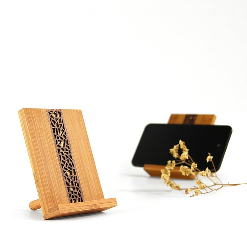 Wooden Phone and Tablet Stand Universal Desktop Holder for Office and Home Use - Image 4