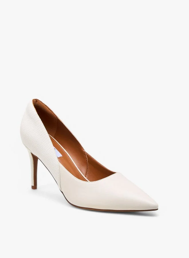 ELLE Women's Solid Pointed Toe Pumps with Stilettos Heels