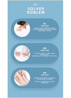 Ru syanl Electric Vibration Silicone Massage Ball for Fitness 5 Gears Speed Muscle Relaxation Massage Tool Blue  - Image 4