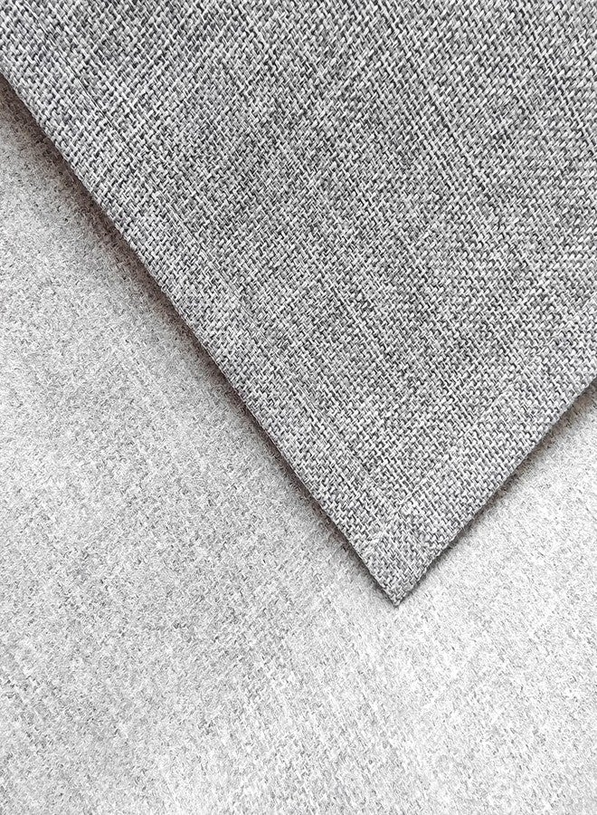 Utobanh Small Bedside Tablecloth Table Dustcover End Tabletop Home Decoration Fabric Tablecloth Nightstand Table Covering Doilies for Furniture Décor (16×35inch) (Light Grey) - Image 2