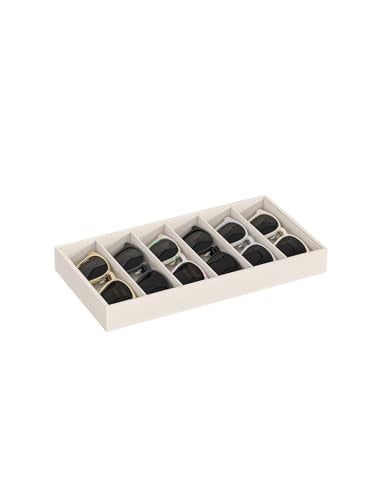 Ausalivan Sunglass Organizer Tray,Eyeglass Storage for Multiple Glasses,Jewelry and Sunglasses Drawer Organizer (Beige 1) - Image 1