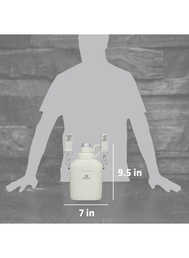 Stanley Legendary Classic Canteen Water Bottle - 1.1 Qt - Stainless Steel Canteen With Strap And Leakproof Lid - Dishwasher Safe And Bpa-Free, Cream  - Image 3