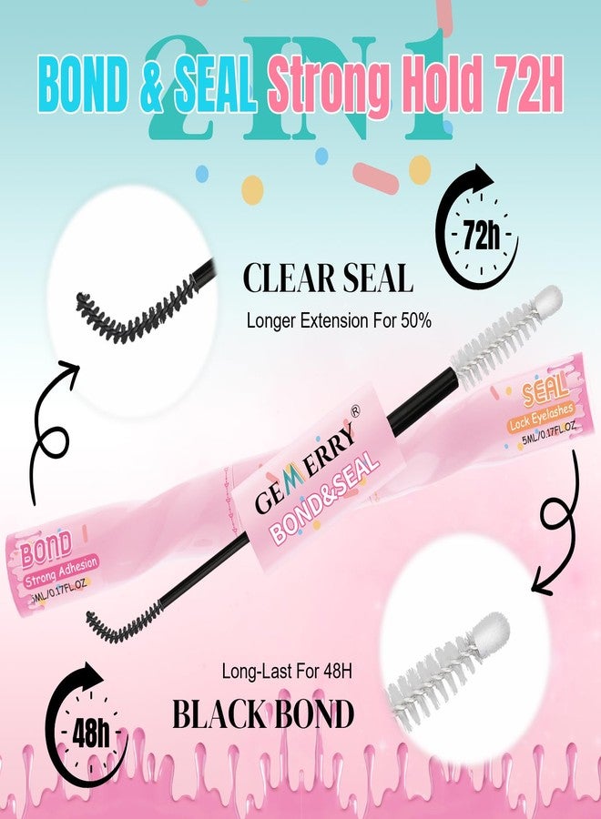 GEMERRY Lash Bond and Seal Waterproof Lash Cluster Glue Eyelash Glue for Eyelash Clusters DIY Use at Home - Image 2