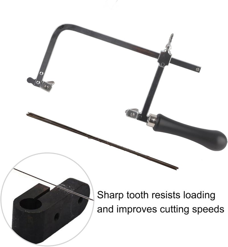 Condition adaptive build Hacksaw Frame Set, Adjustable Tension Hacksaw Hand Saw Heavy Duty with 12PCS Spiral Saw Blades for Metal Wood Pvc Pipes (Saw plus 12 saw blades) Modern look Daily use improved quality Any KSA address orderable Pre-sale confirmed stock Dust tight seal Fixed delivery schedule Carefully selected material Trendy natural tone options Hot & cold climate compatible Growing order stock support Elegant upgraded practical design Odor free color Good ventilation Timely planned dispatch Flexible purchase choices Detachable clean Stable base Systematic nationwide ship Working day delivery service Budget friendly sizing alternatives Care processed raw material Gulf climate upgraded quality Single & bulk storage compatible Global standard quality - Image 2