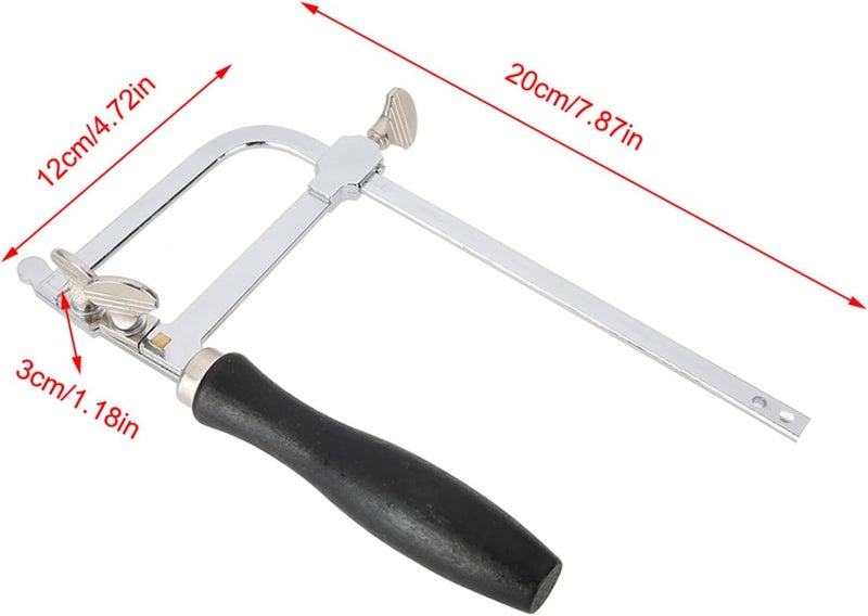 Condition adaptive build Hacksaw Frame Set, Adjustable Tension Hacksaw Hand Saw Heavy Duty with 12PCS Spiral Saw Blades for Metal Wood Pvc Pipes (Saw plus 12 saw blades) Modern look Daily use improved quality Any KSA address orderable Pre-sale confirmed stock Dust tight seal Fixed delivery schedule Carefully selected material Trendy natural tone options Hot & cold climate compatible Growing order stock support Elegant upgraded practical design Odor free color Good ventilation Timely planned dispatch Flexible purchase choices Detachable clean Stable base Systematic nationwide ship Working day delivery service Budget friendly sizing alternatives Care processed raw material Gulf climate upgraded quality Single & bulk storage compatible Global standard quality - Image 4