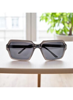 Authentic Armando Cavelli sunglasses, crafted from carefully selected premium acetate for a luxurious look and longevity with extensive use. This model combines modernity and classic style, with a raw grey acetate front and gunmetal -plated metal temples to complete your luxury look. Comes with premium polymer lenses offer UV400 protection in a grey