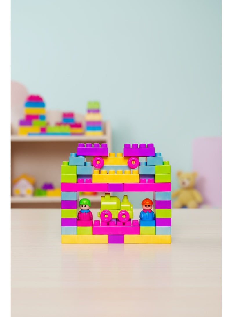 Building Blocks Play & Learn Set | 54 Pcs Educational Construction Toy | Creative IQ Development Blocks For Kids 3+ Years - Image 4