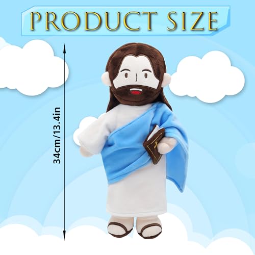 Yelakey Jesus Plush 134 Talking Jesus Plush Toy with 20 Bible Verses and 3 Bible Songs Religious Stuffed Doll for Kids Christian Easter Gift for Church and Sunday School - Image 5