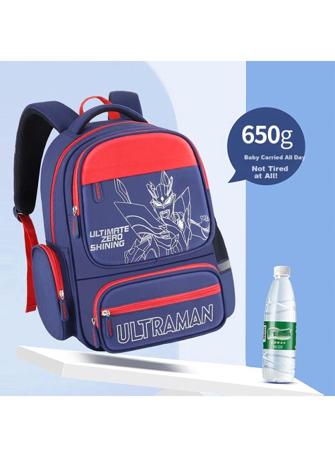 Ultraman Backpack For Boys, Elementary School Students In Grades 1-6, Boys' Lightweight Spine-protecting Children's Backpack 80103 - Image 2