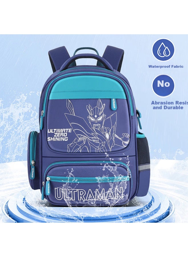 Ultraman Backpack For Boys, Elementary School Students In Grades 1-6, Boys' Lightweight Spine-protecting Children's Backpack 80103 - Image 3
