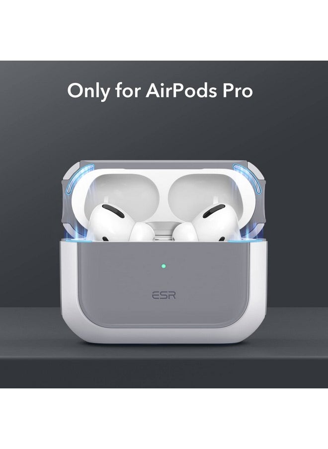 اي اس ار حافظة ESR لسماعات AirPods Pro 2، متوافقة مع MagSafe، جاهزة للمغناطيس، مصنوعة من مادة TPU، سماعات الأذن/الشحن غير متضمنة، غطاء AirPods Pro من الجيل الأول/الثاني (2023/2022/2019)، أبيض  - Image 2
