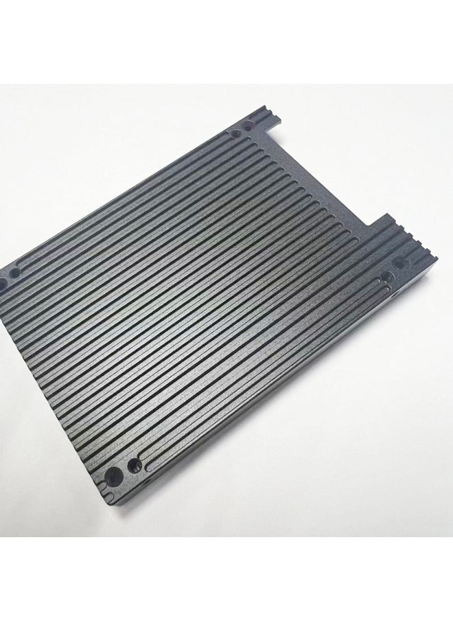Shenzhen Produces Mobile Hard Disk Box Aluminum Alloy Shell Source Factory-Color:Black  - Image 2