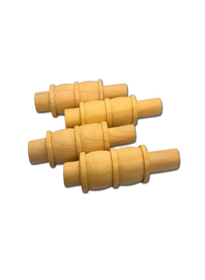 BOXCO Cricket Wooden Bails for Stumps, Wickets (Pack of 4) - Image 1