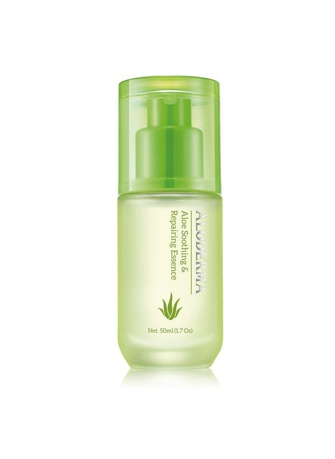Aloderma Soothing Serum (Essence) Featuring 85% Pure Organic Aloe Vera And Made Within 12 Hours Of Harvest Nonirritating Natural Botanical Ingredients For Sensitive Skin 1.7Oz (50G)  - Image 3