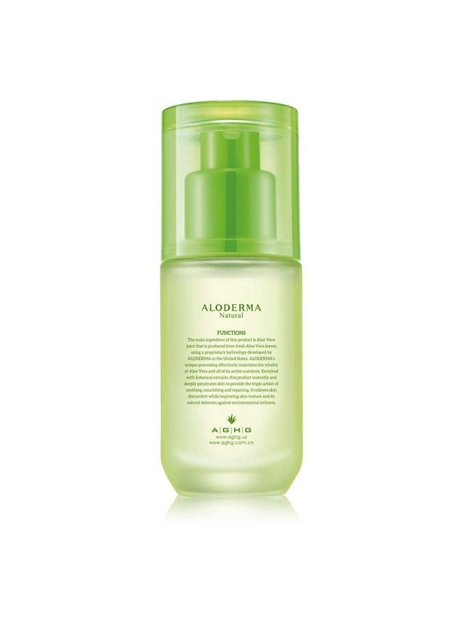 Aloderma Soothing Serum (Essence) Featuring 85% Pure Organic Aloe Vera And Made Within 12 Hours Of Harvest Nonirritating Natural Botanical Ingredients For Sensitive Skin 1.7Oz (50G)  - Image 5