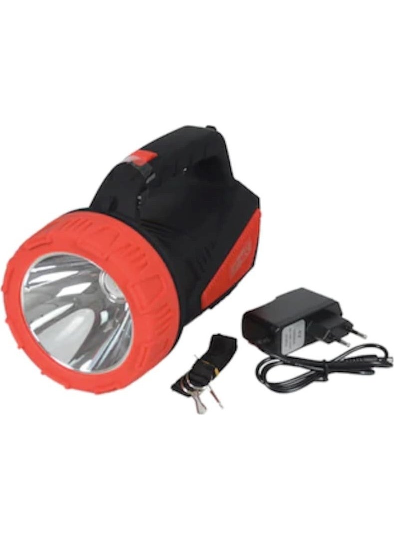 Silver Toss - 2222 10W Rechargeable Flashlight LED and Long Range Projector  - Image 1