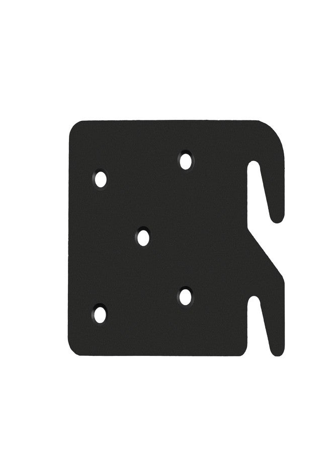 Chinflly Wood Bed Rail Hook Plates,Heavy Duty Bed Rail Fittings with Screws for Connecting Wood and Headboards,Bed Frame Brackets Replacement Bed Parts,Hook Plates, Black - Image 4