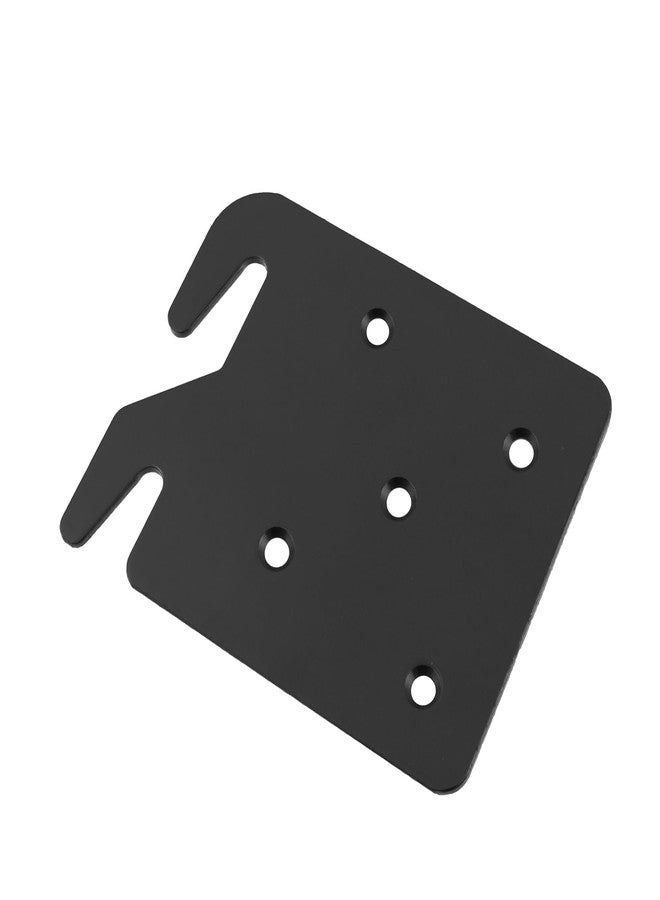 Chinflly Wood Bed Rail Hook Plates,Heavy Duty Bed Rail Fittings with Screws for Connecting Wood and Headboards,Bed Frame Brackets Replacement Bed Parts,Hook Plates, Black - Image 5