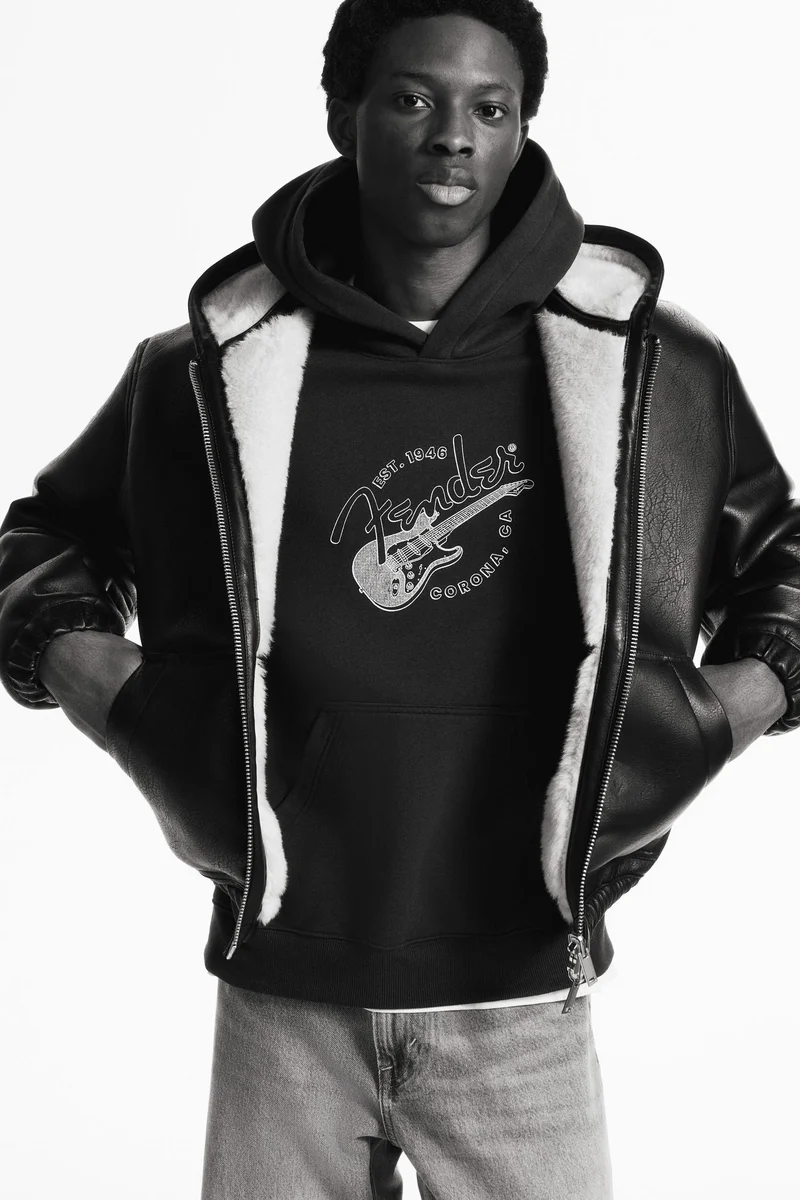 H&M Loose Fit Printed hoodie