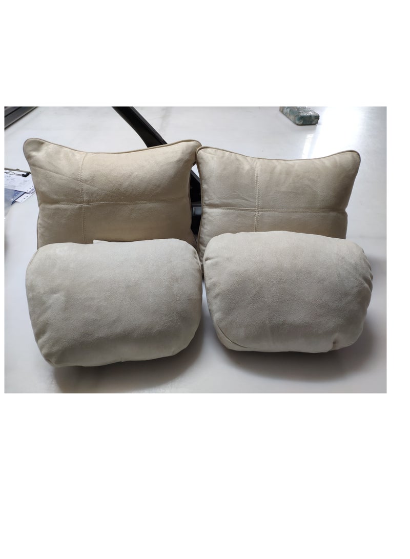 Car headrest and waist pillow set - Image 1