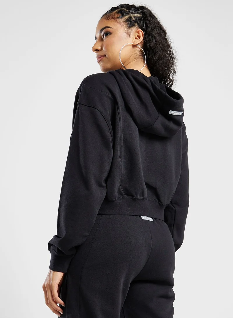 Nike Nsw Air Fleece Cropped Hoodie