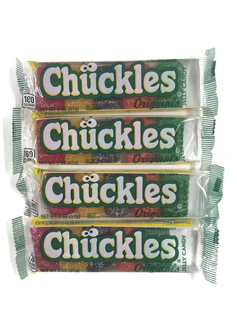 Chuckles حلوى تشاكلز الجيلي، عبوات 2 أونصة (مجموعة من 4) - Image 1