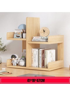 Natural Beech Wood Desktop Shelf, a freestanding small bookshelf for organizing desk supplies. This desktop bookshelf organizer is ideal for keeping your office supplies in order - pzsku/ZCF7AEAEAA0124A3B562AZ/45/_/1709464064/57a8bbea-0a71-49f9-85f0-270561b570f9