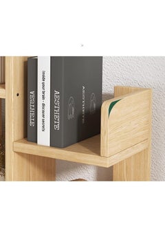 Natural Beech Wood Desktop Shelf, a freestanding small bookshelf for organizing desk supplies. This desktop bookshelf organizer is ideal for keeping your office supplies in order - pzsku/ZCF7AEAEAA0124A3B562AZ/45/_/1709464074/735b6de4-a429-457c-9c7a-82419cad1a10