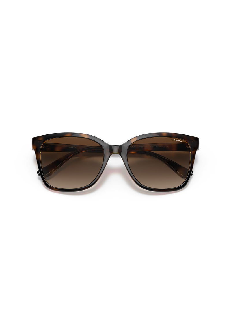 Vogue Women's Rectangular Sunglasses - VO5426-S W65613 54-18 140 3N - Lens Size : 54 mm - Image 5