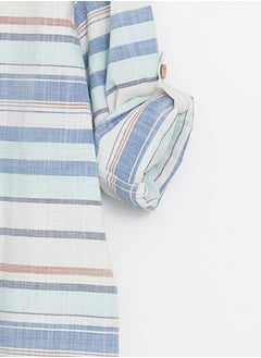 LC WAIKIKI Magnificent Collar Striped Boy'S Shirt  - Image 2