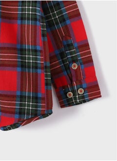 LC WAIKIKI Comfortable Fit Plaid Boy Shirt  - Image 3