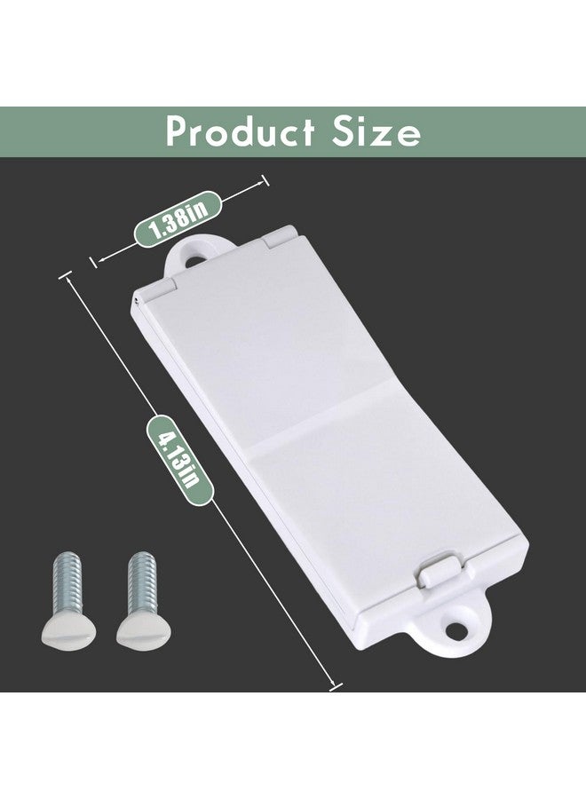 PSZEZNZ 6 Light Switch Guard Cover, Baby Proof Wall Switch Cover Guard for Rocker Light Switch Protects Your Lights or Circuits from Being Accidentally Turned On or Off (White) - Image 2