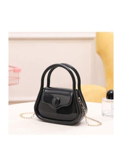Generic Fashion Mini Crossbody Purse Shoulder Bag With Chain Strap Black Color  - Image 2
