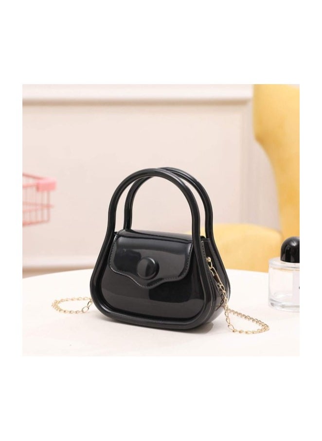 Generic - Fashion Mini Crossbody Purse Shoulder Bag With Chain Strap Black Color - Image 1