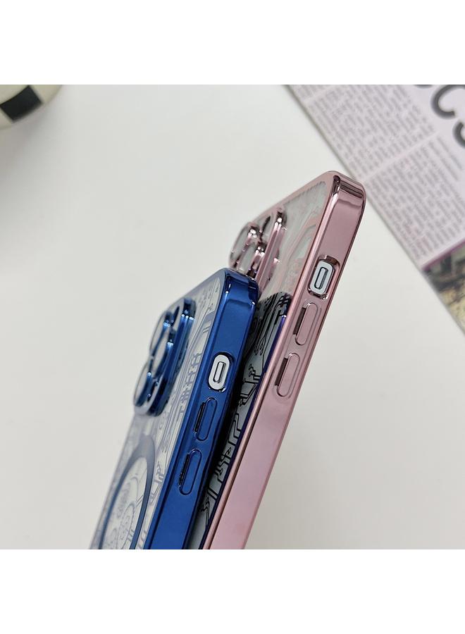 اس-توب جراب هاتف MagSafe بنمط لوحة دوائر كهربائية مطلية بالكهرباء لهاتف iPhone 11 Pro - Image 3