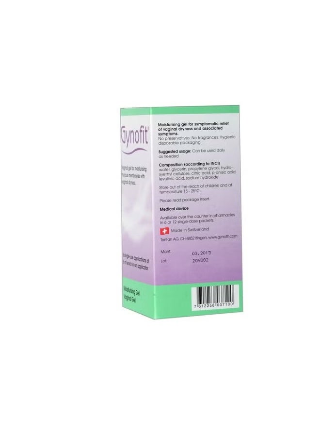 Gynofit Moisturising Vaginal Gel, Pack of 6's - Image 2