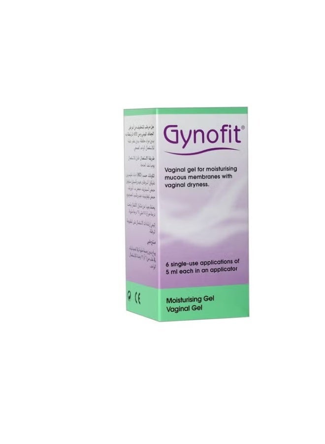Gynofit Moisturising Vaginal Gel, Pack of 6's