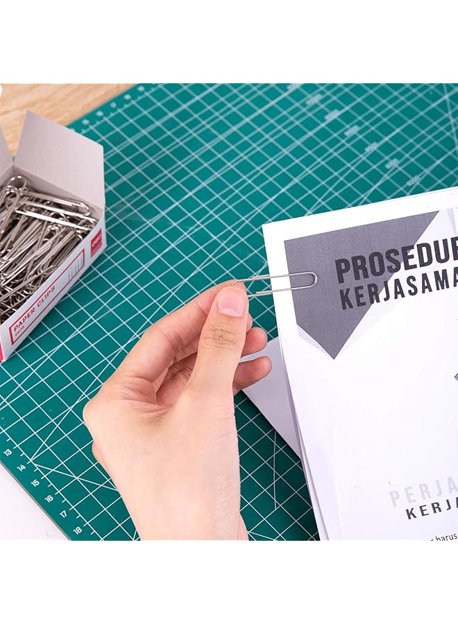 ديلي مشبك ورق مقاس 50 مم فضي - Image 4