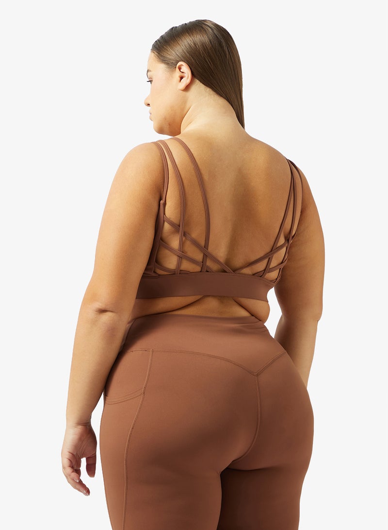 فورورد حمالة صدر رياضية داعمة متوسطة مع تصميم متقاطع من الخلف - Image 2