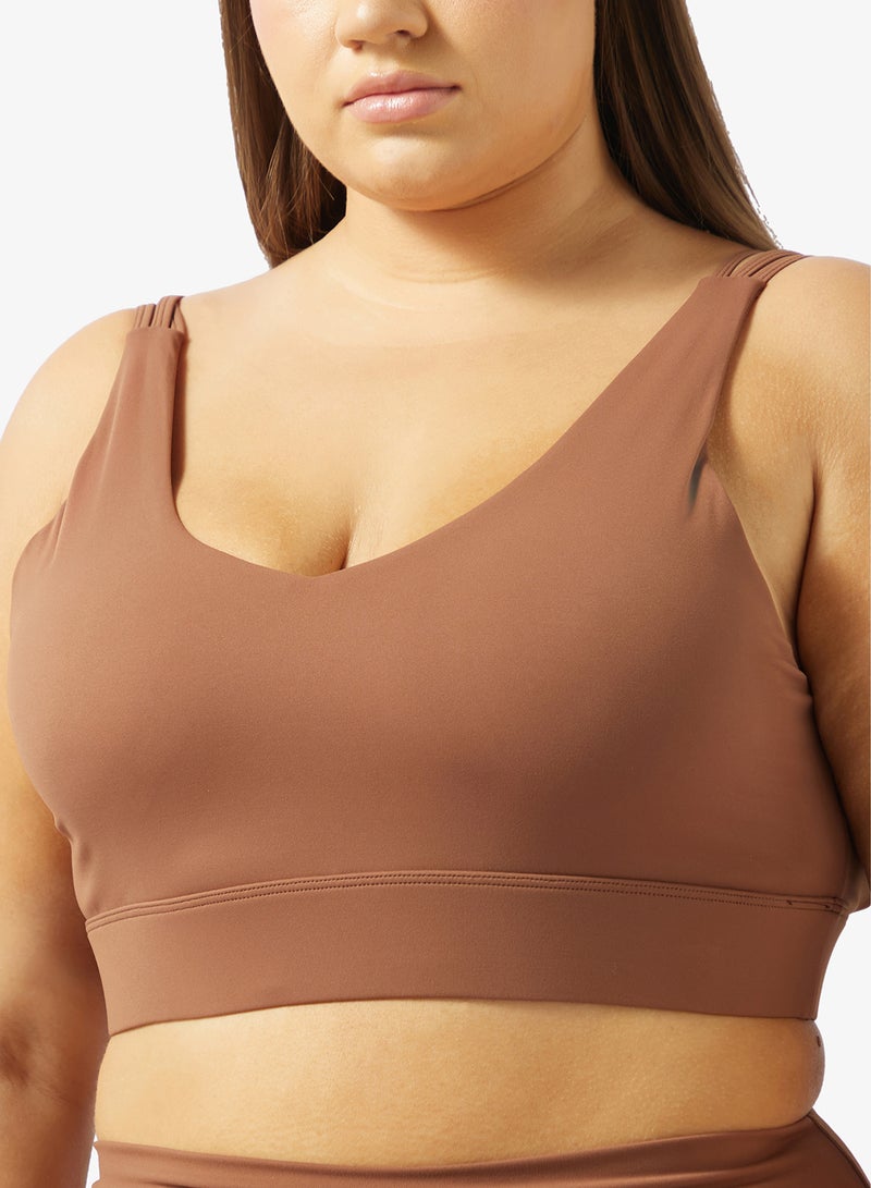 فورورد حمالة صدر رياضية داعمة متوسطة مع تصميم متقاطع من الخلف - Image 3