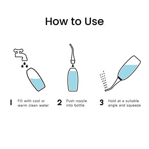 takva BIDOO The Universal, Portable Bidet (Aqua) with Cap and Travel Bag l Replaces Wet Wipes and Shower Toilet l Peri Bottle for Postpartum l Elder Care l New Moms l Pre and Post-Intimacy - Image 5